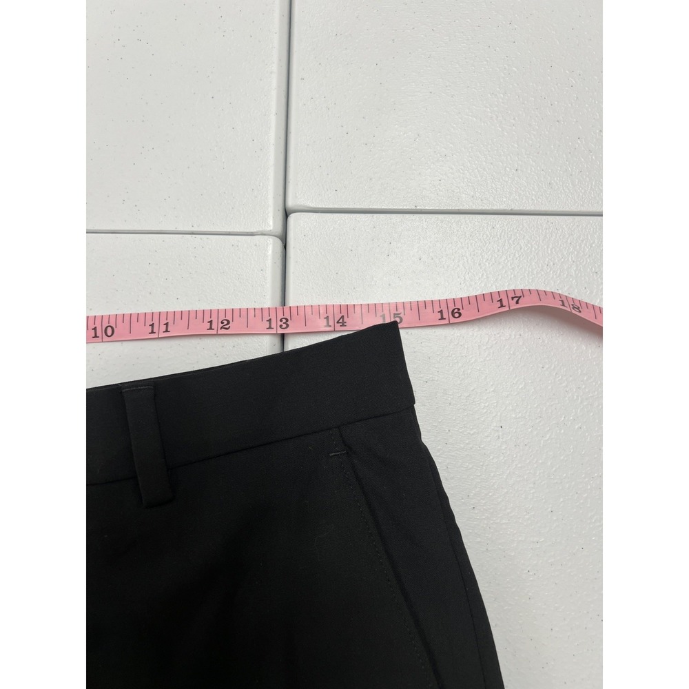 Ben Sherman The Original Men's Flat Front Dress Suit Pants 30x30 Black Stretch - Picture 7 of 7